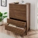 Render 5 Drawer Chest in Walnut Finish