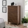 Render 5 Drawer Chest in Walnut Finish