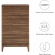 Render 5 Drawer Chest in Walnut Finish
