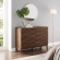 Render 47" 6 Drawer Dresser in Walnut Finish