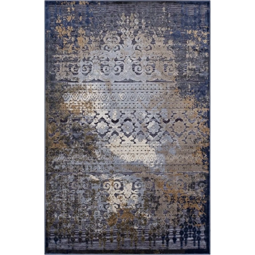 Kalene Distressed Vintage Turkish Area Rug in Multicolor