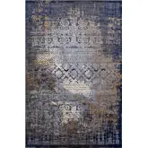 Kalene Distressed Vintage Turkish Area Rug in Multicolor