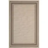 Rim Solid Border Borderline 5 x 8 Indoor and Outdoor Area Rug