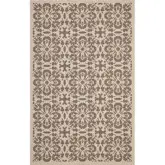 Ariana Vintage Floral Trellis 8 x 10 Indoor and Outdoor Area Rug