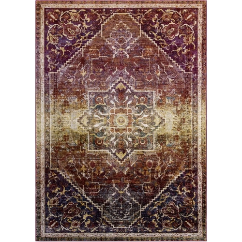 Success Kaede Distressed Vintage Floral Persian 4 x 6 Area Rug