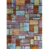 Success Nyssa Abstract Geometric Mosaic 4 x 6 Area Rug