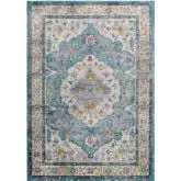 Success Anisah Distressed Vintage Floral Persian Medallion 4x6 Area Rug