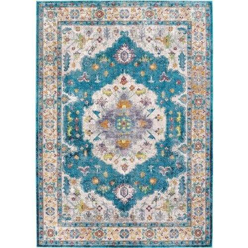 Success Anisah Distressed Vintage Floral Persian Medallion 5 x 8 Area Rug