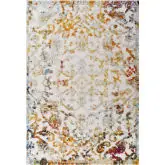 Reflect Primrose Distressed Vintage Floral Indoor Outdoor 5 x 8 Area Rug