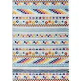 Reflect Cadhla Vintage Abstract Geometric Indoor Outdoor 5 x 8 Area Rug