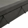 Commix Down Filled Overstuffed Sleeper Sofa in Gray Linen Like Fabric