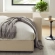 Commix Down Filled Overstuffed Sleeper Sofa in Light Beige Linen Like Fabric