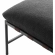 Raya Outdoor Lounge Chair & Ottoman in Gray Boucle Fabric, Faux Wood & Metal