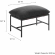 Raya Outdoor Lounge Chair & Ottoman in Gray Boucle Fabric, Faux Wood & Metal