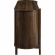 Reid 63" Curved Sideboard in Walnut Finish Laminate & Synthetic Rattan