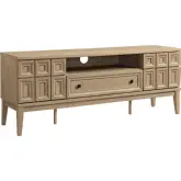 Samos 59" TV Stand in Light Oak Finish MDF