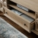 Samos 59" TV Stand in Light Oak Finish MDF