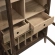 Nolan Arched Bar Cabinet in Dark Walnut, Oak Finish & Tempered Glass
