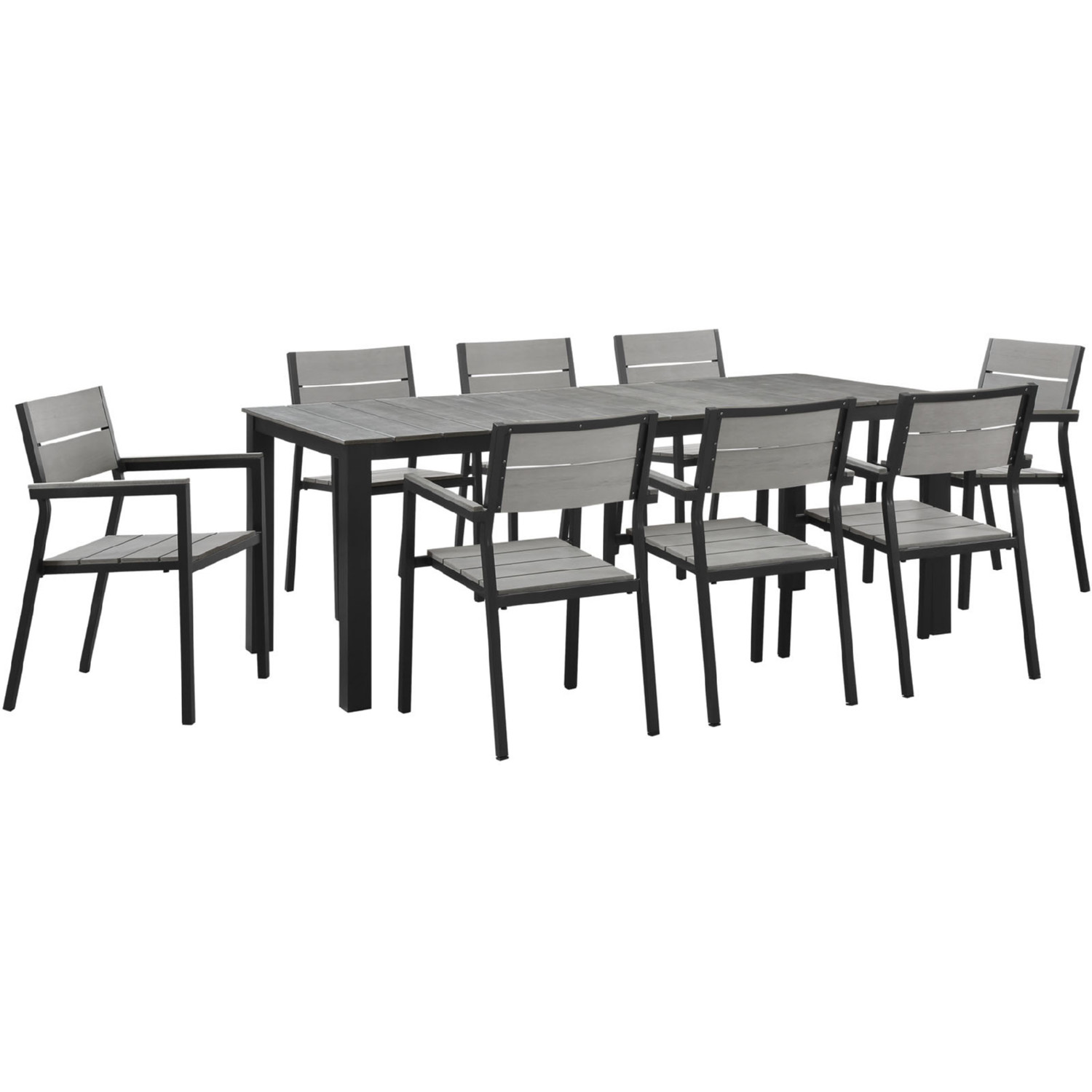 brown metal patio dining chairs