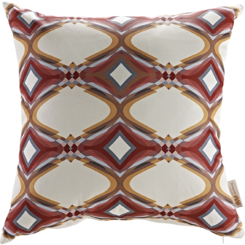 Modway Outdoor Patio Pillow in Repeat Multicolor Fabric