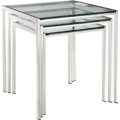 Nimble Nesting Table in Silver