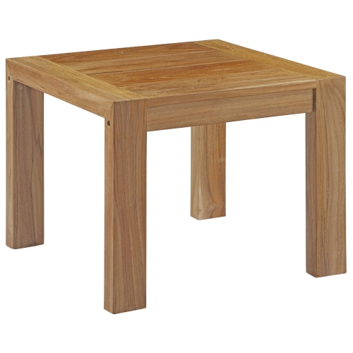 Upland Outdoor Patio Side Table in Teak