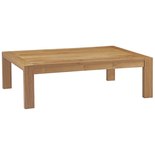 Upland Outdoor Patio Coffee Table in Teak