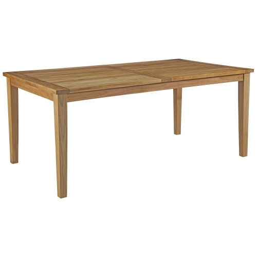 Marina Outdoor Patio 72" Dining Table in Teak