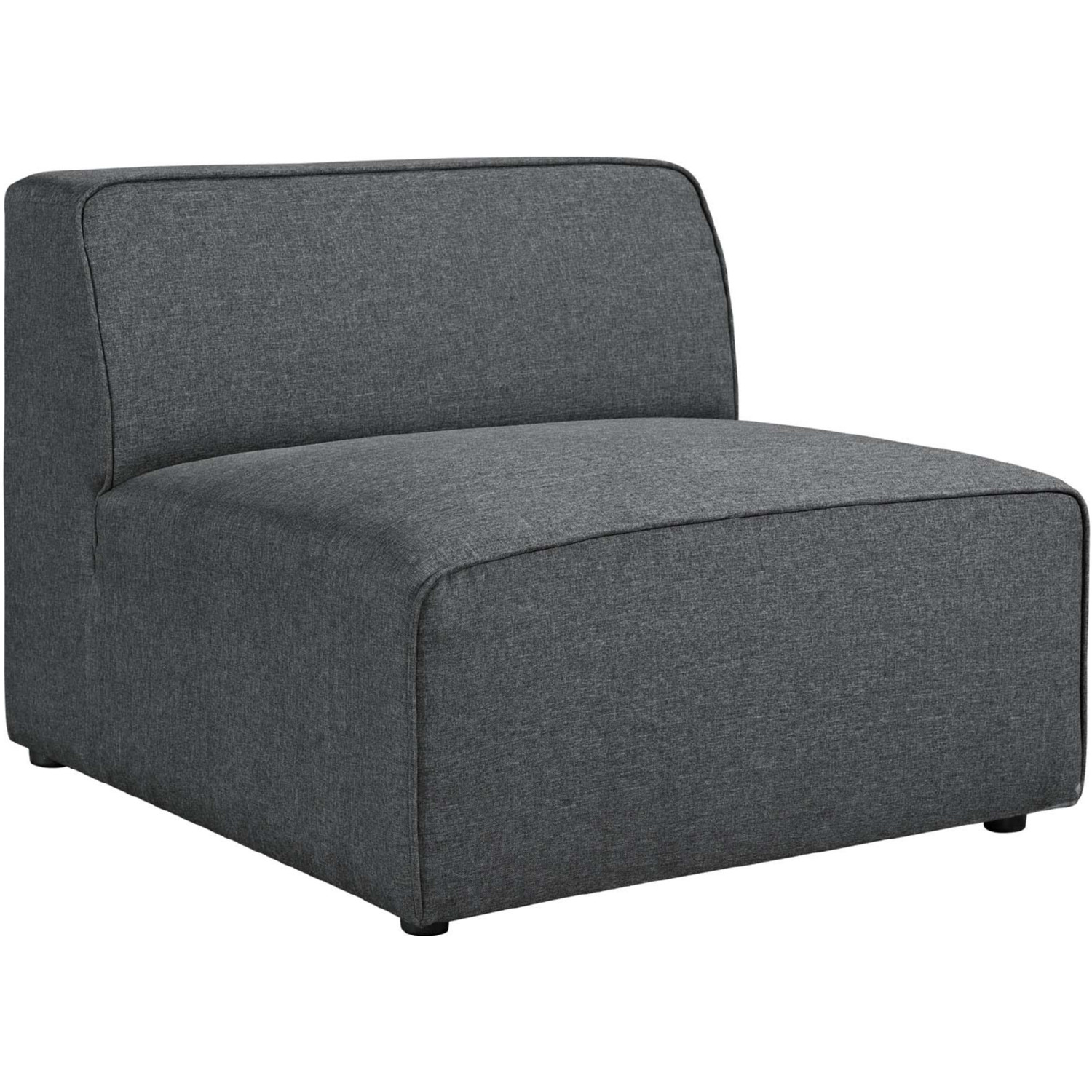 modular sectional armless chair