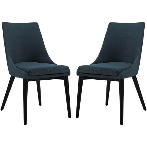 Viscount Dining Chair in Azure Fabric (Set of 2)