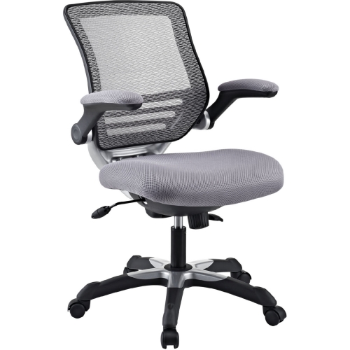 Edge Black Base Office Chair w/ Gray Mesh Seat & Back