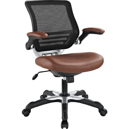 Edge Leatherette Office Chair in Tan