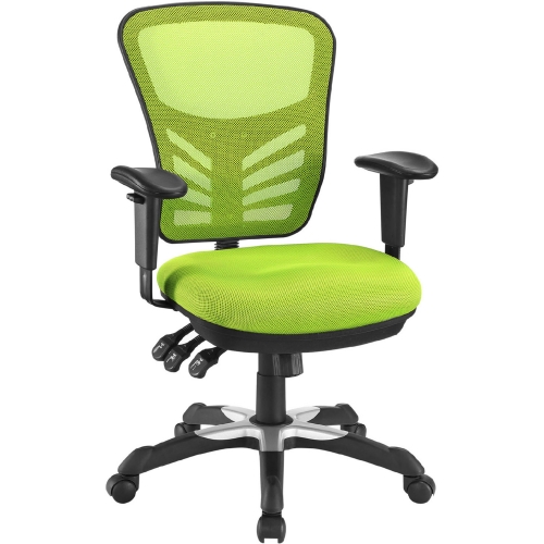 Articulate Adjustable Office Chair in Green Mesh