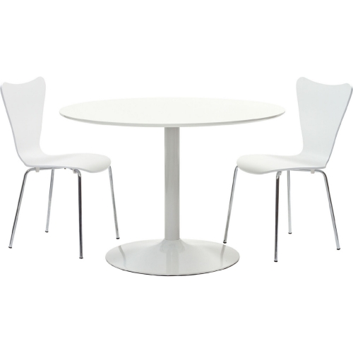 Revolve 3 Pc. Dining Set in White