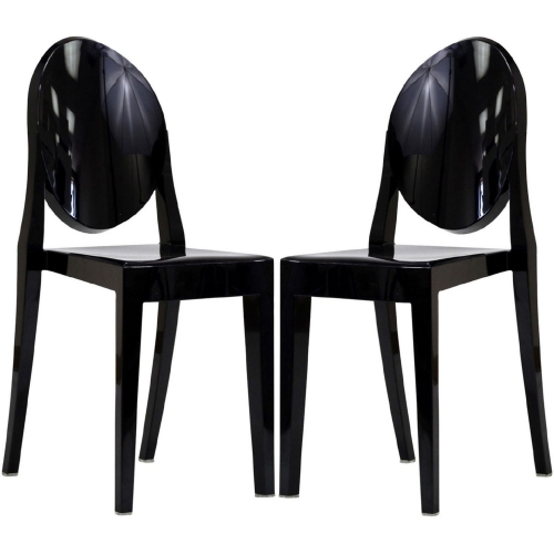 Casper Dining Chair in Black (Set of 2)