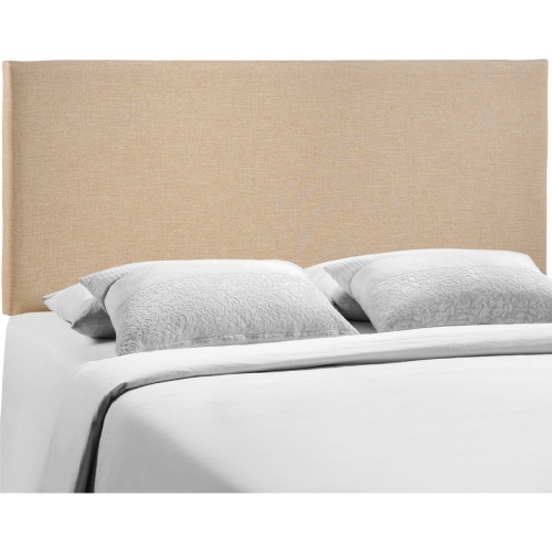 Region Queen Upholstered Headboard in Cafe Linen