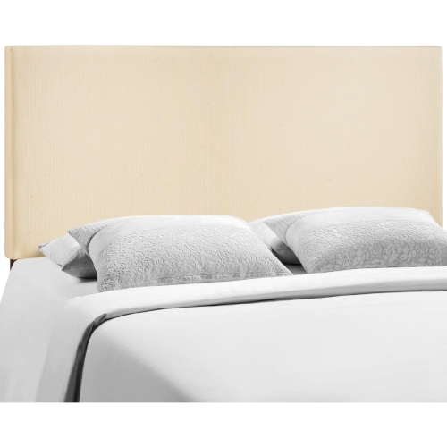 Region Queen Upholstered Headboard in Ivory Linen