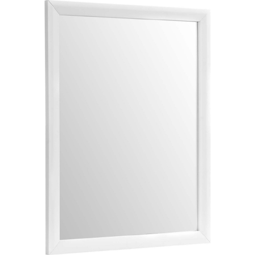 Tracy Mirror in White Wood