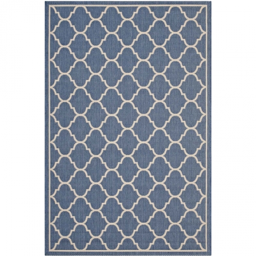 Avena Moroccan Quatrefoil Trellis 5 x 8 Indoor and Outdoor Area Rug