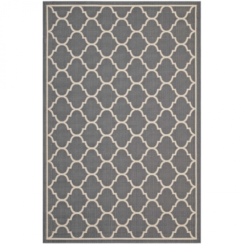 Avena Moroccan Quatrefoil Trellis 8 x 10 Indoor and Outdoor Area Rug