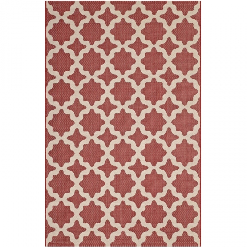 Cerelia Moroccan Trellis 5 x 8 Indoor and Outdoor Area Rug