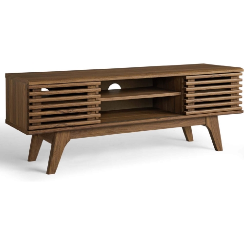 Render 46" Media Console TV Stand in Walnut Finish