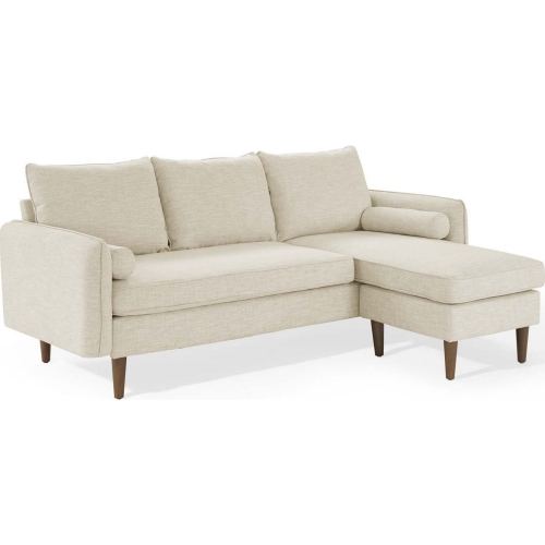 Revive Right or Left Sectional Sofa in Beige Fabric