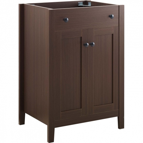 Nantucket 24" Bathroom Vanity Cabinet in Walnut