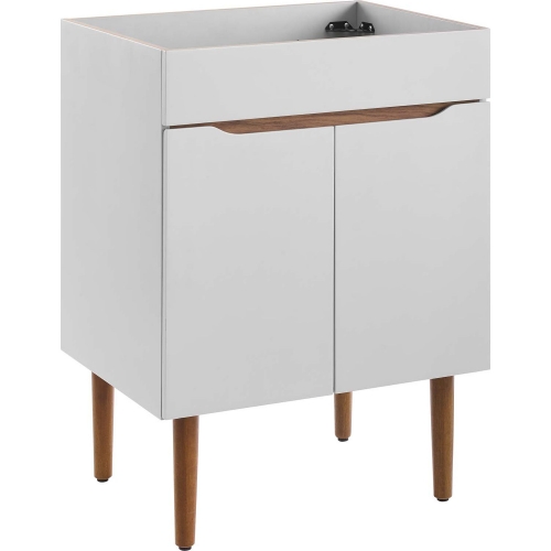 Harvest 24" Bathroom Vanity Cabinet in Gray & Walnut