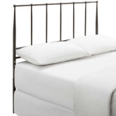 Kiana Queen Headboard in Brown Steel