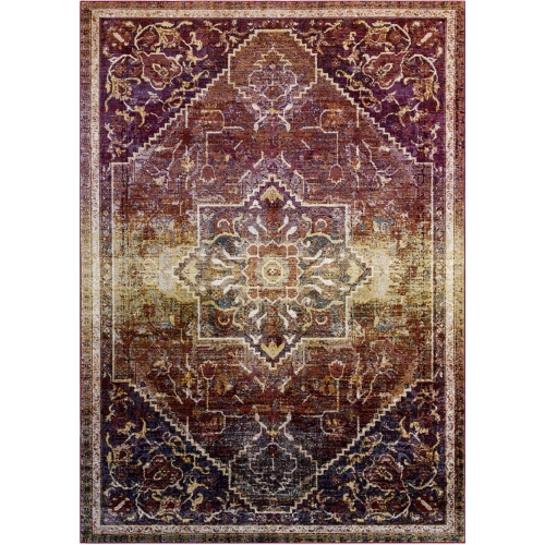 Success Kaede Distressed Vintage Floral Persian 4 x 6 Area Rug