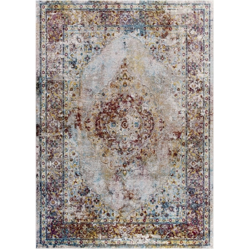 Success Merritt Distressed Vintage Floral Persian 4 x 6 Area Rug