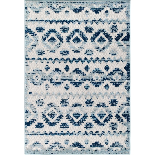 Reflect Takara Distressed Modern Moroccan Indoor Outdoor 5 x 8 Area Rug