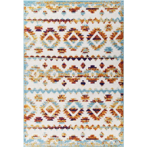 Reflect Takara Distressed Modern Moroccan Indoor Outdoor 5 x 8 Area Rug